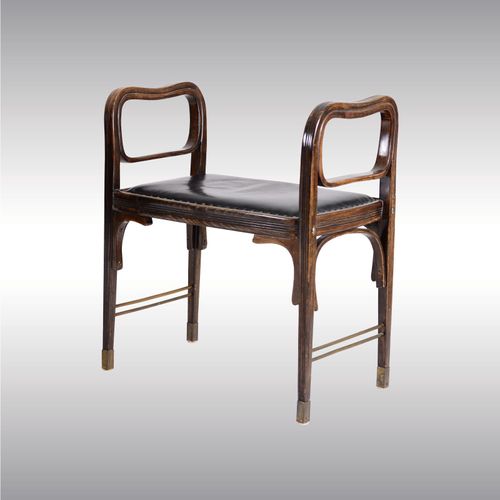 WOKA LAMPS VIENNA - OrderNr.: 60042|Pair of Otto Wagner stools - Chausseusen - Design: Otto Wagner - Foto 0