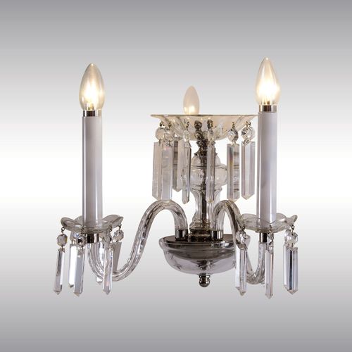 WOKA LAMPS VIENNA - OrderNr.: 60026|Elegant Glass Chandelier 1960 - Design: Austrian Mastercraft - Foto 0