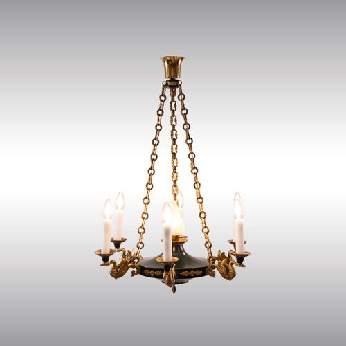 80061-Empire Chandelier 2nd Historism 1920 - WOKA LAMPS VIENNA