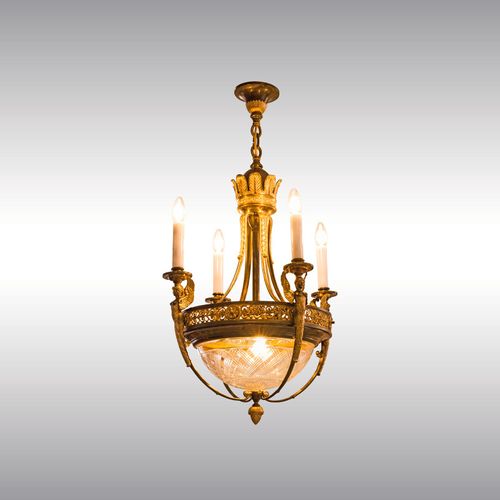 WOKA LAMPS VIENNA - OrderNr.: 80063|Empire Chandelier 1920 - Design: The Ringstrasse-Style in Vienna - Foto 0