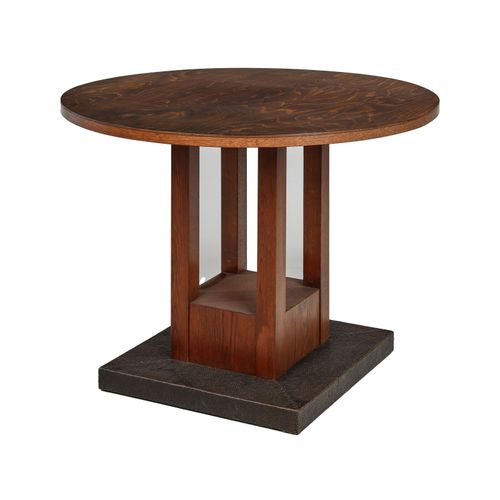 WOKA LAMPS VIENNA - OrderNr.: 55018|Runder Tisch, Josef Hoffmann, Entwurf: um 1903, Sanatorium Purkersdorf - Design: Josef Hoffmann - Foto 0