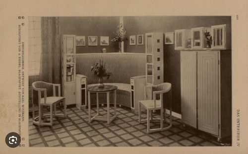 55019 - Pair of Sezessionistist Chairs, Design Wilhelm Schmidt for Friedrich Otto Schmidt, Wien, 1908 | 55019-Screenshot 2026-08-12 135133.jpg WOKA LAMPS VIENNA - OrderNr.: 55019|Pair of Sezessionistist Chairs, Design Wilhelm Schmidt for Friedrich Otto Schmidt, Wien, 1908 - Ambience-Image-0: 55019-Screenshot 2026-08-12 135133.jpg