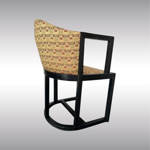 55019 - Pair of Sezessionistist Chairs, Design Wilhelm Schmidt for Friedrich Otto Schmidt, Wien, 1908 WOKA LAMPS VIENNA - OrderNr.: 55019|Pair of Sezessionistist Chairs, Design Wilhelm Schmidt for Friedrich Otto Schmidt, Wien, 1908 - Design: Wilhelm Schmidt - Foto 1