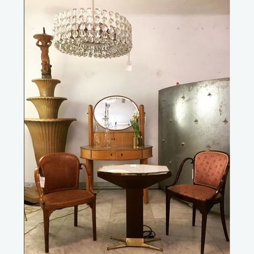 WOKA LAMPS VIENNA - OrderNr.: 60038|Very Large significant Bakalowits Chandelier mid century modern - Ambiente-Foto-0