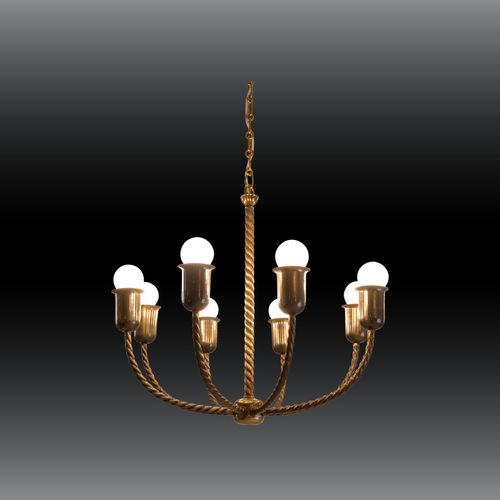 WOKA LAMPS VIENNA - OrderNr.: 60049|Josef Hoffmann and Wiener Werkstaeatte House Berl Freudenthal Chandelier Unique - Design: Josef Hoffmann - Foto 3