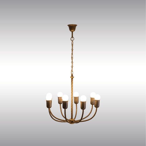 WOKA LAMPS VIENNA - OrderNr.: 60049|Josef Hoffmann and Wiener Werkstaeatte House Berl Freudenthal Chandelier Unique - Design: Josef Hoffmann - Foto 1