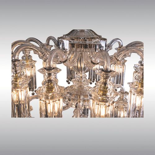 70009 - Prachtvoller Glasluster WOKA LAMPS VIENNA - OrderNr.: 70009|Prachtvoller Glasluster - Design: Austrian Mastercraft - Foto 2