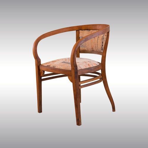 WOKA LAMPS VIENNA - OrderNr.: 80074|Besonders seltener und schöner Otto Wagner Sessel von Thonet 1901 - Design: Otto Wagner - Foto 0