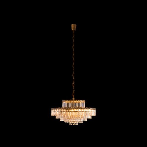 WOKA LAMPS VIENNA - OrderNr.: 80100|Stunning Crystal-Chandelier Bakalowits 1960 - Foto 0