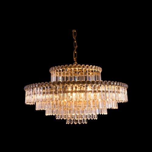 WOKA LAMPS VIENNA - OrderNr.: 80100|Stunning Crystal-Chandelier Bakalowits 1960 - Foto 1