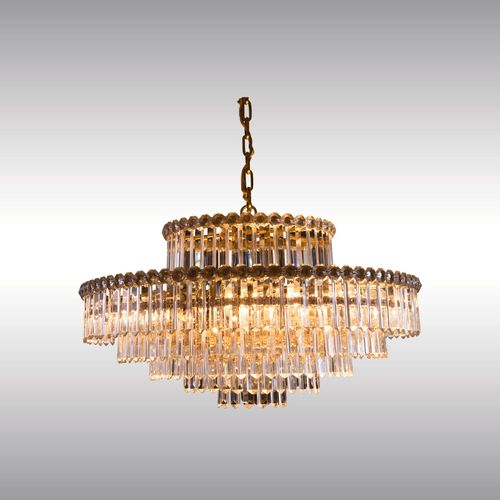 WOKA LAMPS VIENNA - OrderNr.:  80100|Stunning Crystal-Chandelier Bakalowits 1960