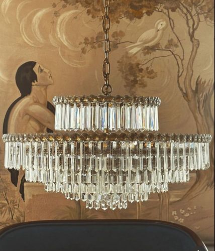 WOKA LAMPS VIENNA - OrderNr.: 80100|Stunning Crystal-Chandelier Bakalowits 1960 - Ambience-Image-0