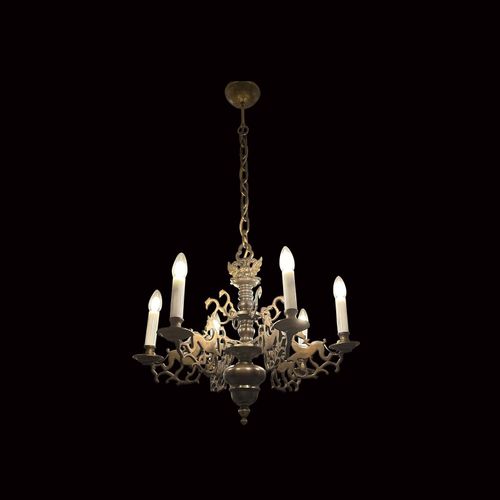 WOKA LAMPS VIENNA - OrderNr.: 80101| Baroque Style Bronze chandelier with stylized mythical creatures - Foto 2