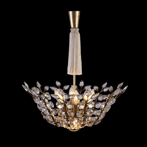 WOKA LAMPS VIENNA - OrderNr.: 80108|Crystal-Chandelier mid Century Modern - Design: Bakalowits - Foto 0