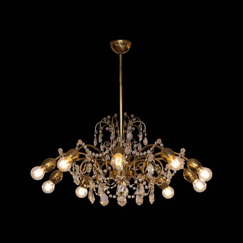 80117 - Lobmeyr Parlor Chandelier 1960 WOKA LAMPS VIENNA - OrderNr.: 80117|Lobmeyr Parlor Chandelier 1960 - Foto 1