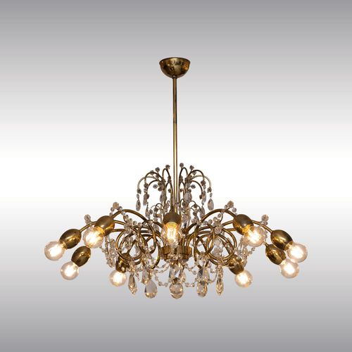 80117 - Lobmeyr Parlor Chandelier 1960 WOKA LAMPS VIENNA - OrderNr.: 80117|Lobmeyr Parlor Chandelier 1960 - Foto 0