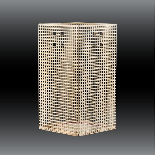WOKA LAMPS VIENNA - OrderNr.: 80132|A wastepaper basket with punched lattice pattern, in the style of the Wiener Werkstätte - Design: Wiener Werkstaette - Foto 0