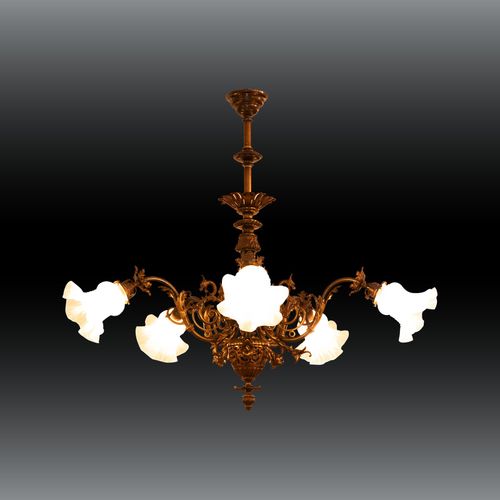 WOKA LAMPS VIENNA - OrderNr.: 80138|Historistic Chandelier ca 1880 - Design: Austrian Mastercraft - Foto 0