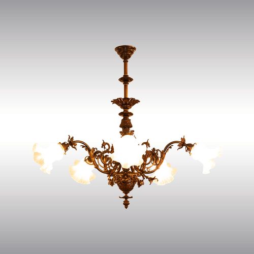 WOKA LAMPS VIENNA - OrderNr.: 80138|Historistic Chandelier ca 1880 - Design: Austrian Mastercraft - Foto 2