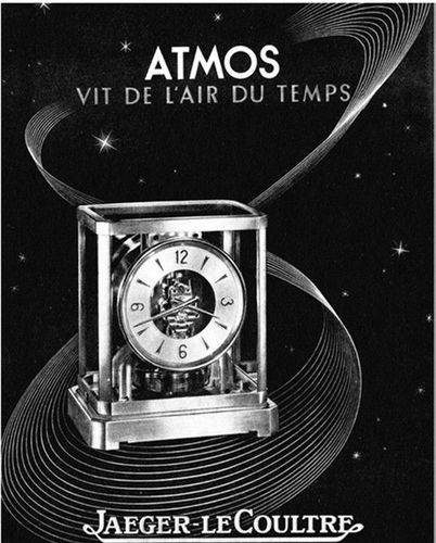 WOKA LAMPS VIENNA - OrderNr.: 80139|Rare Atmos Mantel Clock Jaeger Le Cultre 1946 - Foto 0