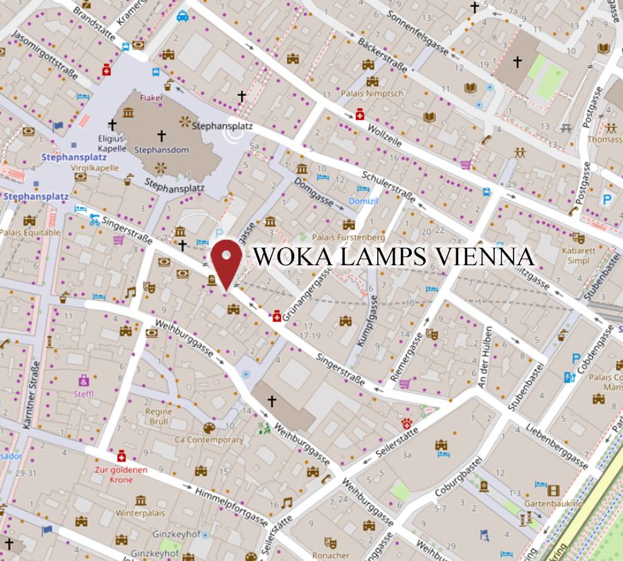 Stadplanausschnitt Wien Innere Stadt